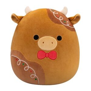 Squishmallows Jericho Gingerbread Cow